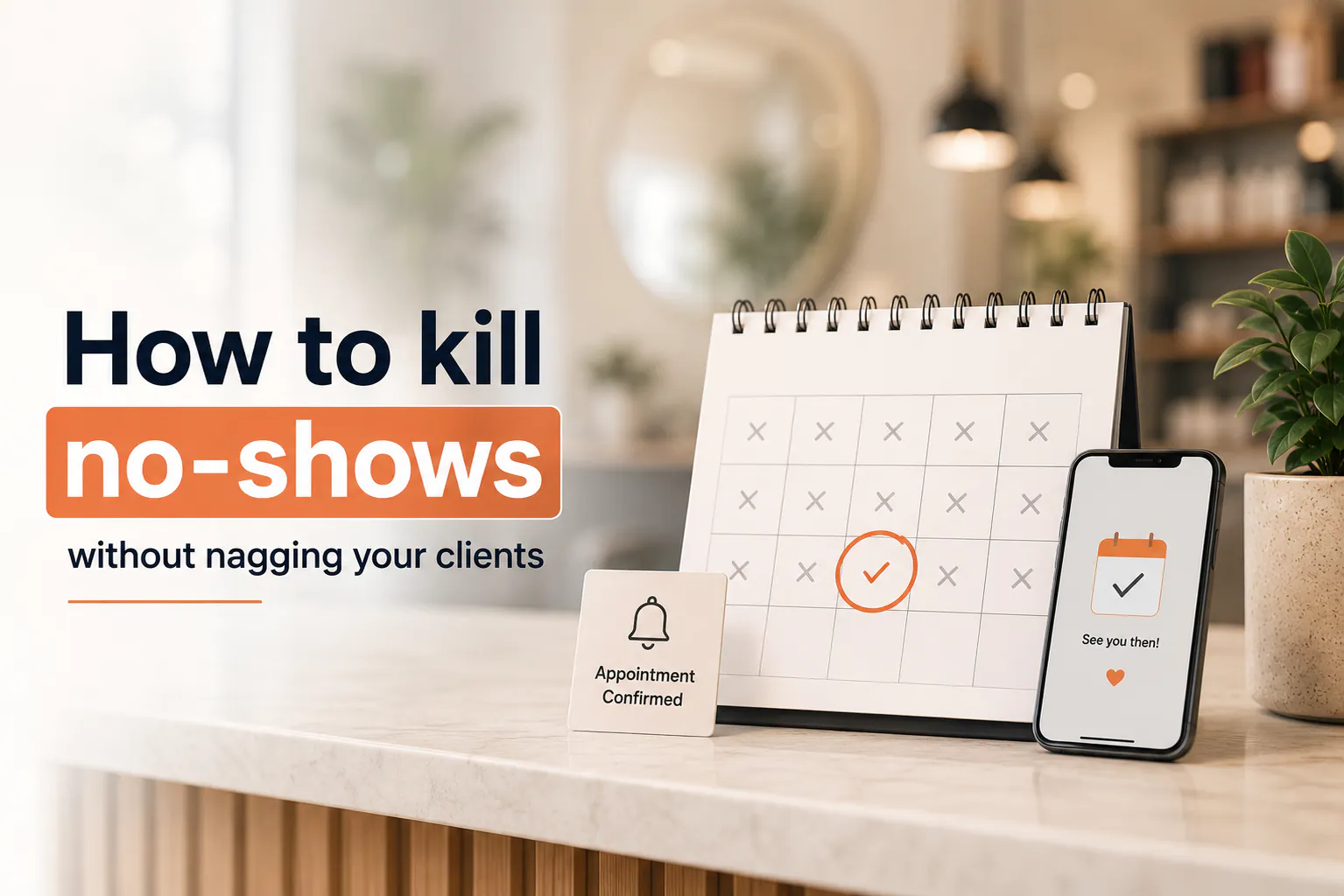 How to kill no-shows without nagging your clients