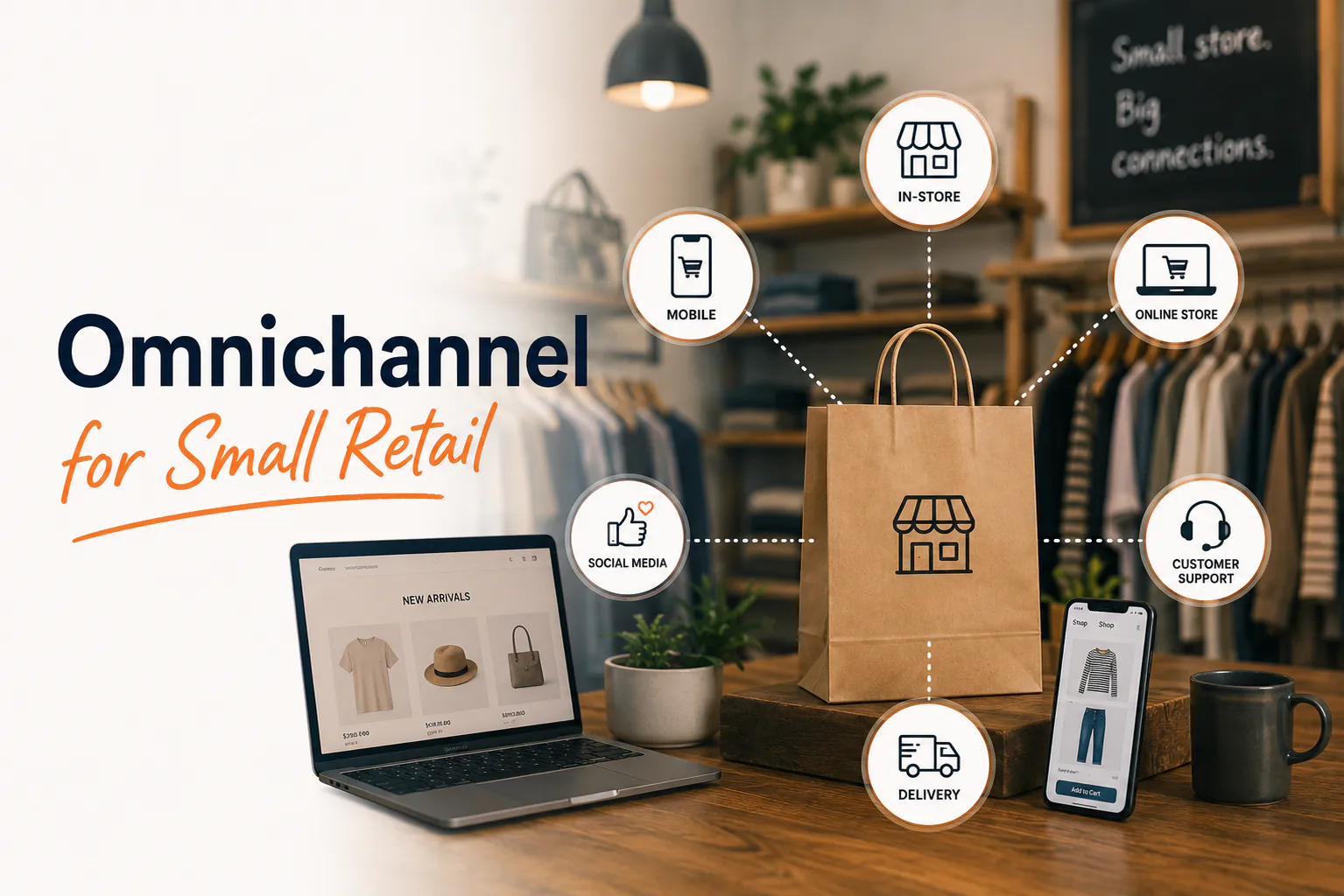 Omnichannel for small retail: selling in-store and online from one system