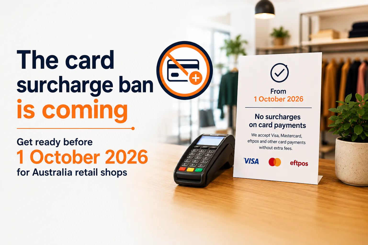 The card surcharge ban is coming — get ready before 1 October 2026