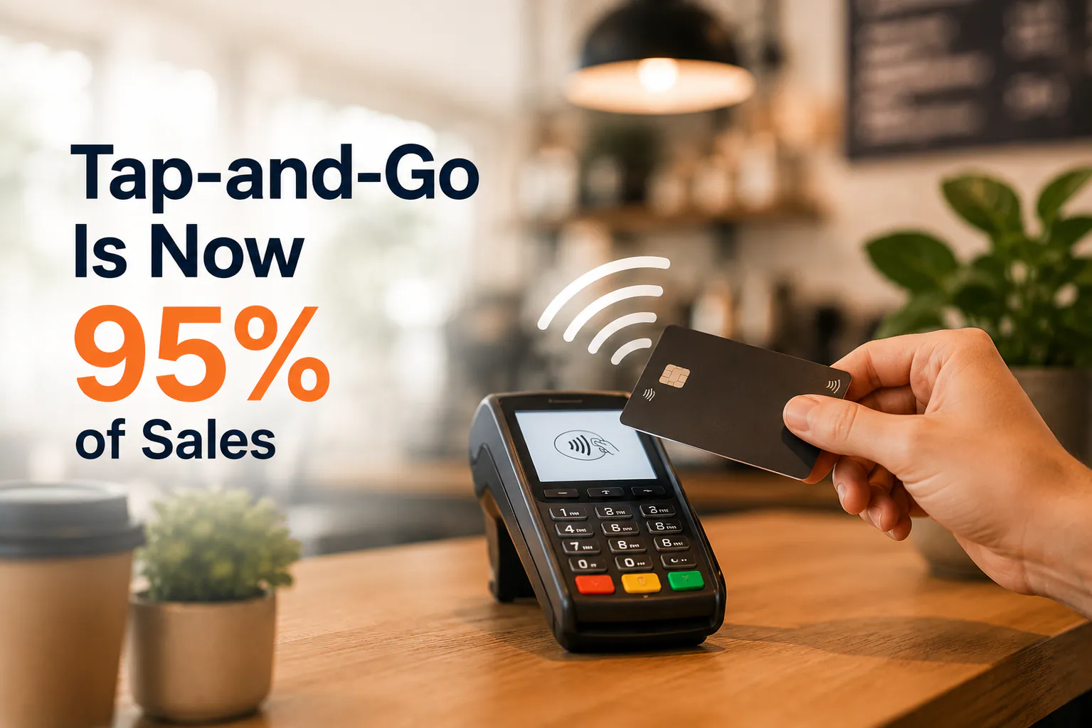 Tap-and-go is now 95% of sales. Is your POS keeping up?
